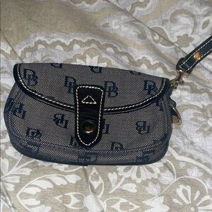 Dooney & Bourke Black Monogram Wristlet